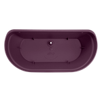 vibia campana wall basket 35cm porpora acero